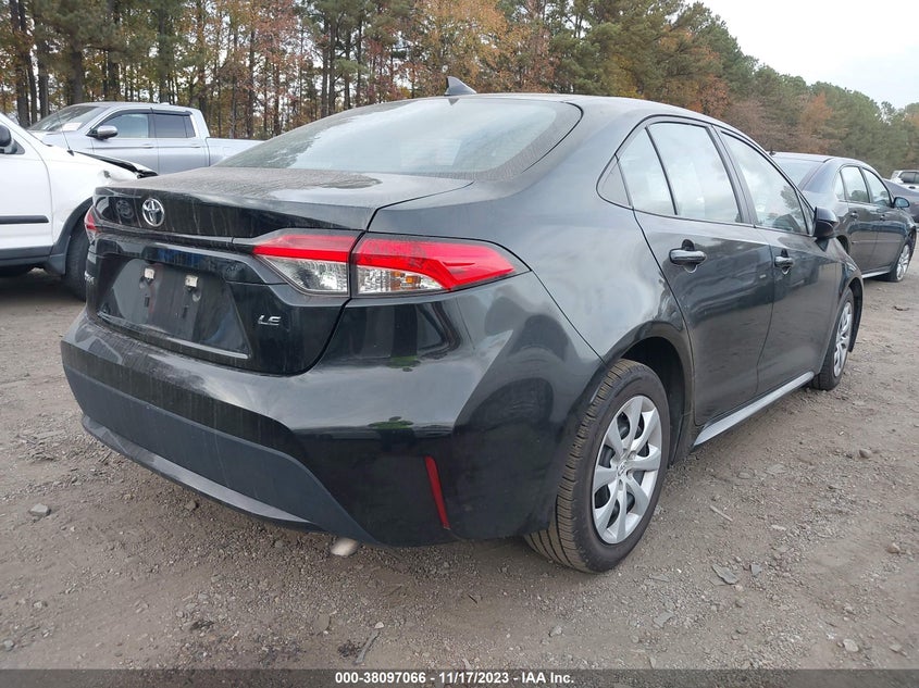 VIN 5YFEPMAE0MP168638 2021 TOYOTA COROLLA LE