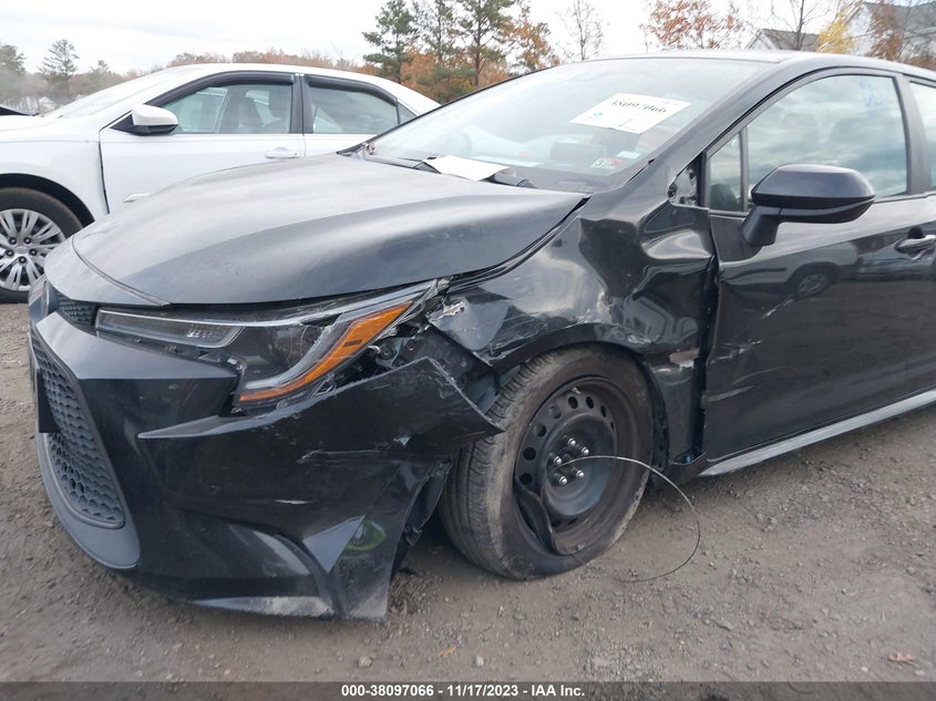 VIN 5YFEPMAE0MP168638 2021 TOYOTA COROLLA LE