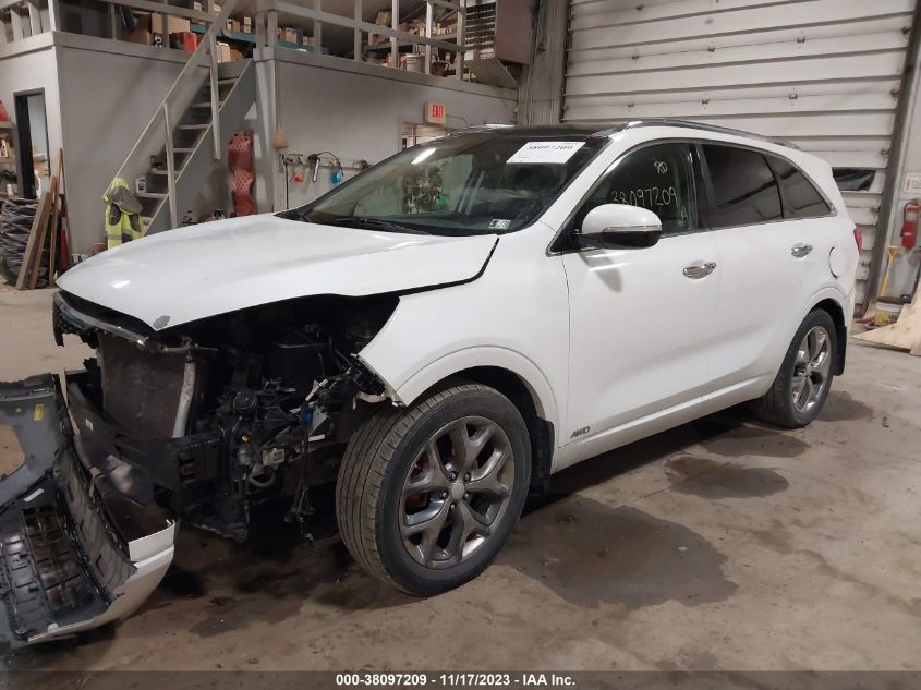 2016 KIA SORENTO 3.3L SX - 5XYPKDA55GG140124