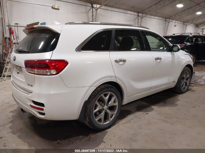 2016 KIA SORENTO 3.3L SX - 5XYPKDA55GG140124