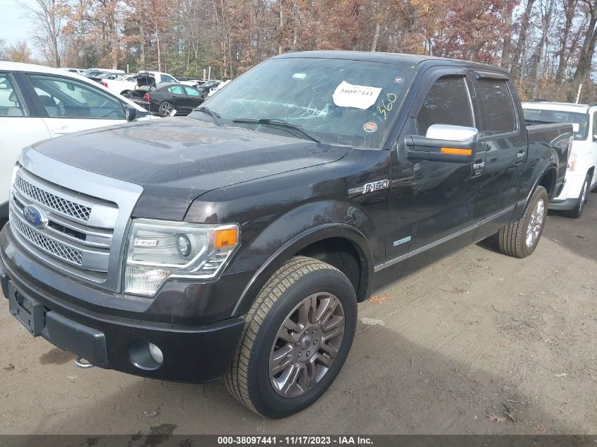 2013 FORD F-150 PLATINUM - 1FTFW1ET1DFA57683