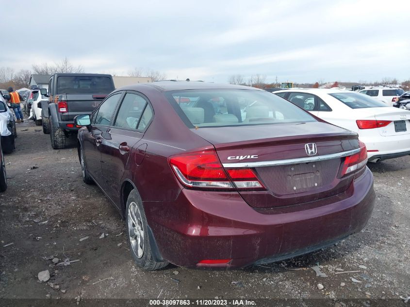 2014 HONDA CIVIC LX - 19XFB2F51EE038614