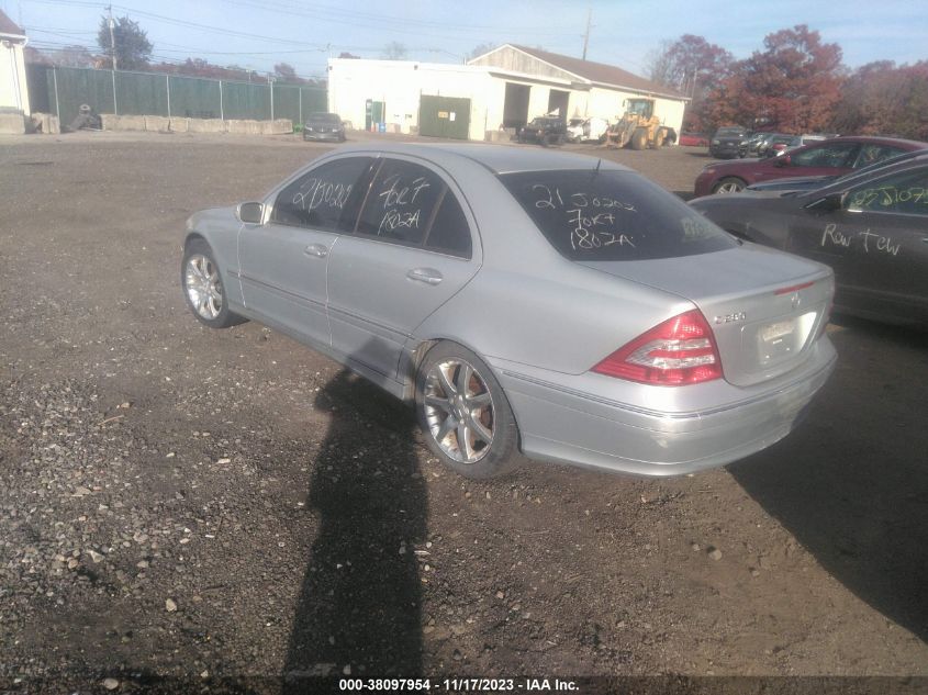 WDBRF92H06F788103 | 2006 MERCEDES-BENZ C 280