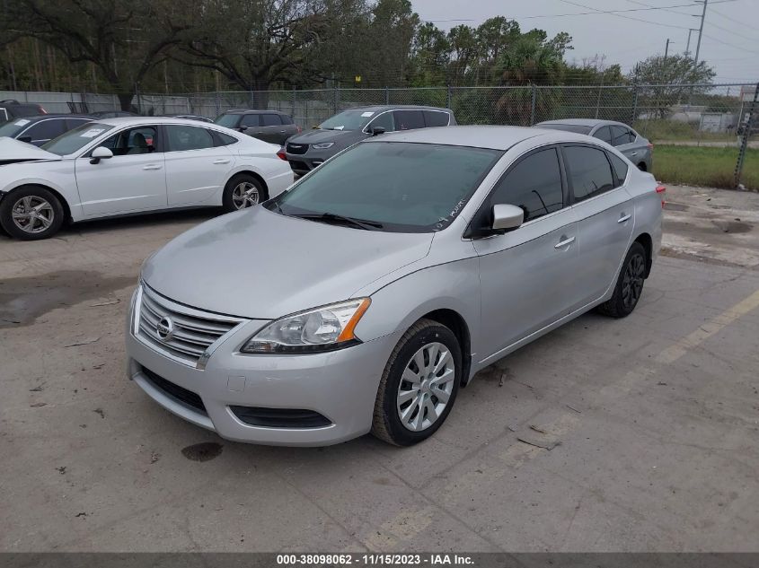 2014 NISSAN SENTRA S - 3N1AB7AP2EL689460