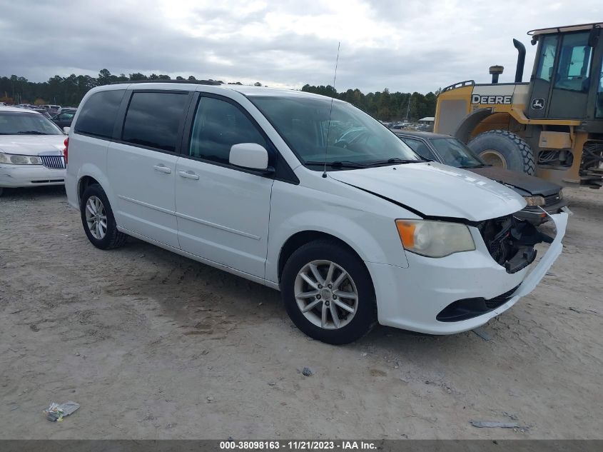 2014 DODGE GRAND CARAVAN SXT - 2C4RDGCG7ER341907