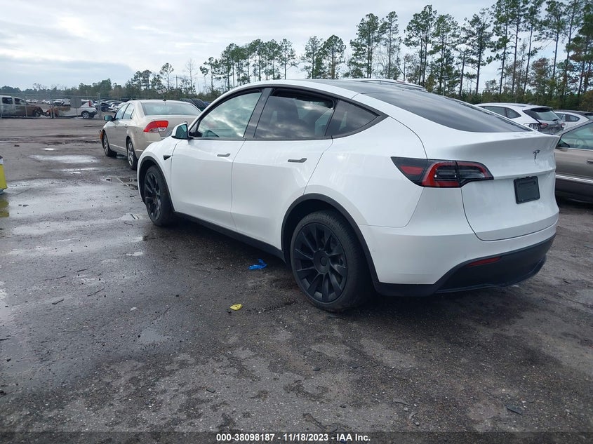 VIN 7SAYGDEE6NF435515 2022 TESLA MODEL Y