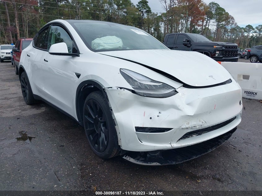 VIN 7SAYGDEE6NF435515 2022 TESLA MODEL Y