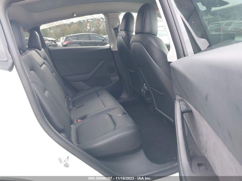 VIN 7SAYGDEE6NF435515 2022 TESLA MODEL Y