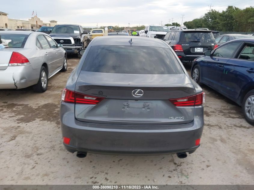 2015 LEXUS IS 250 CRAFTED LINE - JTHBF1D26F5048735