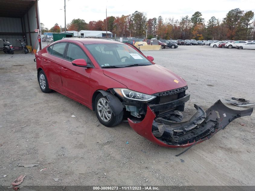 2017 HYUNDAI ELANTRA SE - KMHD74LF7HU120222