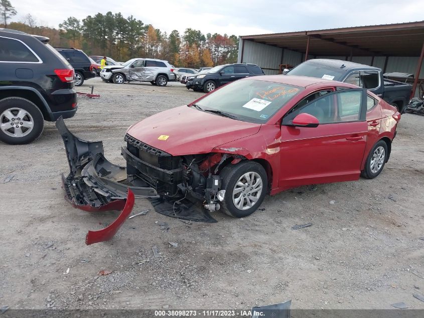 2017 HYUNDAI ELANTRA SE - KMHD74LF7HU120222
