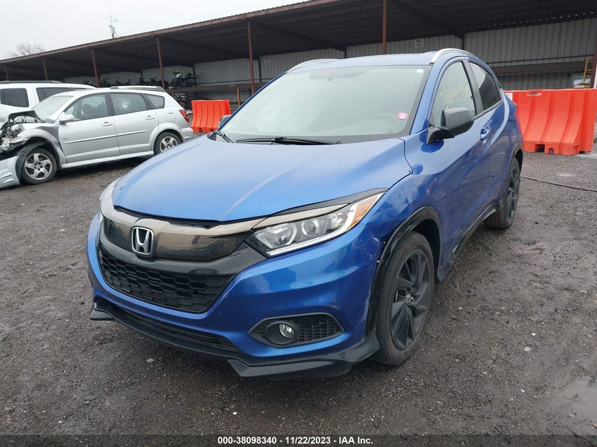 VIN 3CZRU6H19MM755656 2021 HONDA HR-V AWD SPORT