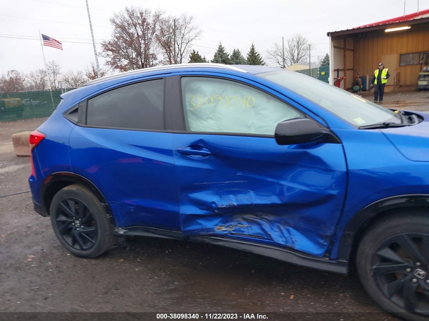 VIN 3CZRU6H19MM755656 2021 HONDA HR-V AWD SPORT