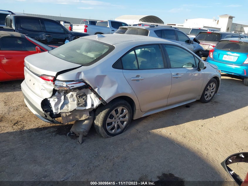 VIN 5YFEPRAE4LP030127 2020 TOYOTA COROLLA LE