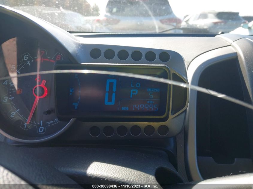 2013 CHEVROLET SONIC LT - 1G1JC6SG9D4223685