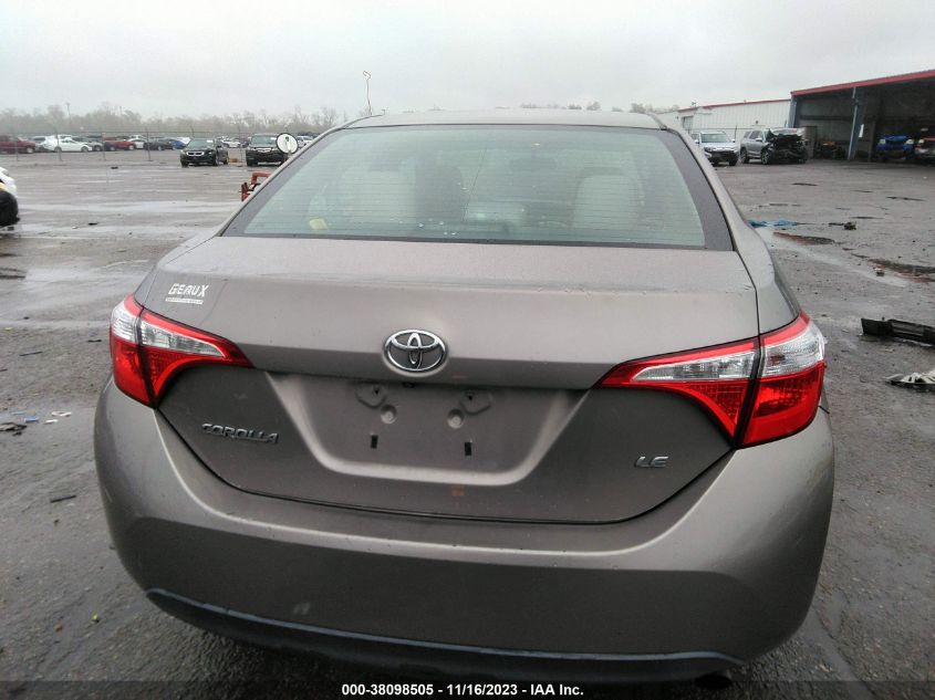 2015 TOYOTA COROLLA L/LE/LE PLS/PRM/S/S PLS - 2T1BURHE6FC265621