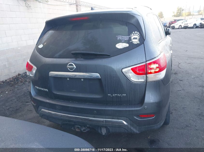 2013 NISSAN PATHFINDER S/SV/SL/PLATINUM - 5N1AR2MN6DC675900