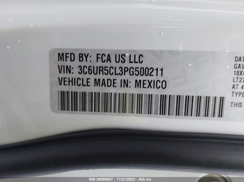 2023 RAM 2500 TRADESMAN  4X4 6'4" BOX - 3C6UR5CL3PG500211