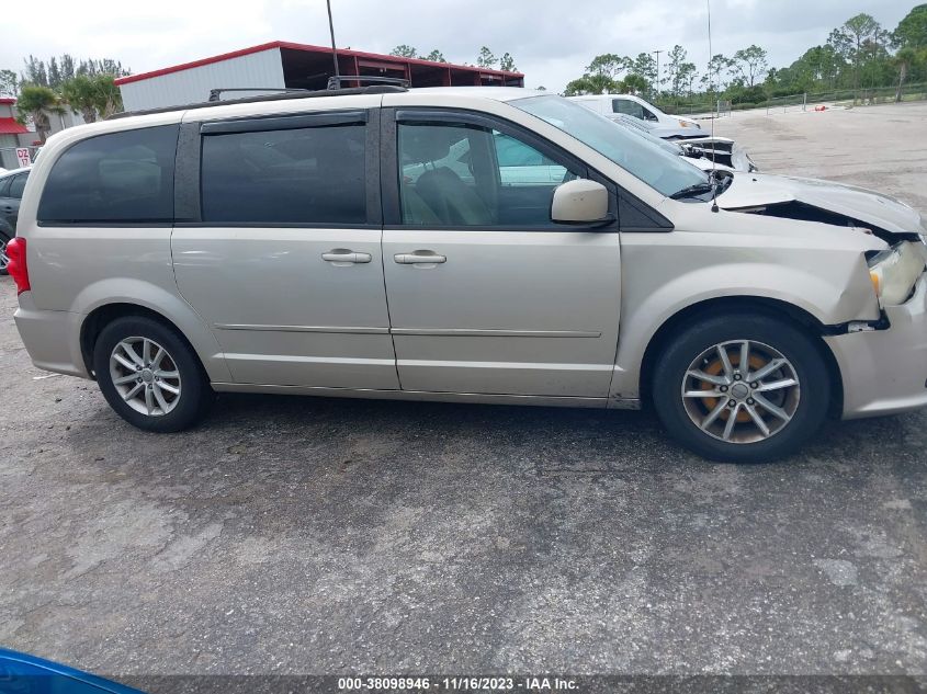 2014 DODGE GRAND CARAVAN SXT - 2C4RDGCG8ER427601
