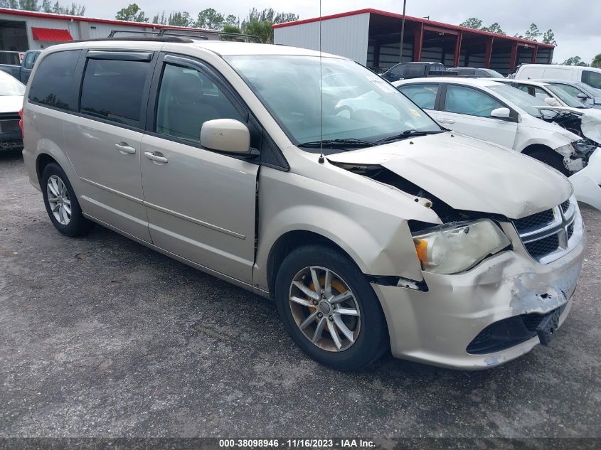 2014 DODGE GRAND CARAVAN SXT - 2C4RDGCG8ER427601