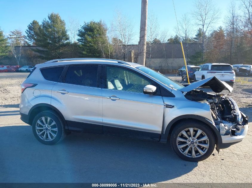 2017 FORD ESCAPE TITANIUM - 1FMCU9JD6HUD98838