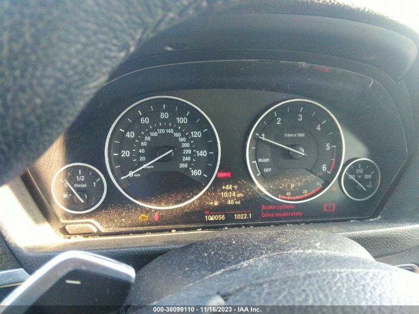 2014 BMW 328D XDRIVE WBA3K5C54EF776385