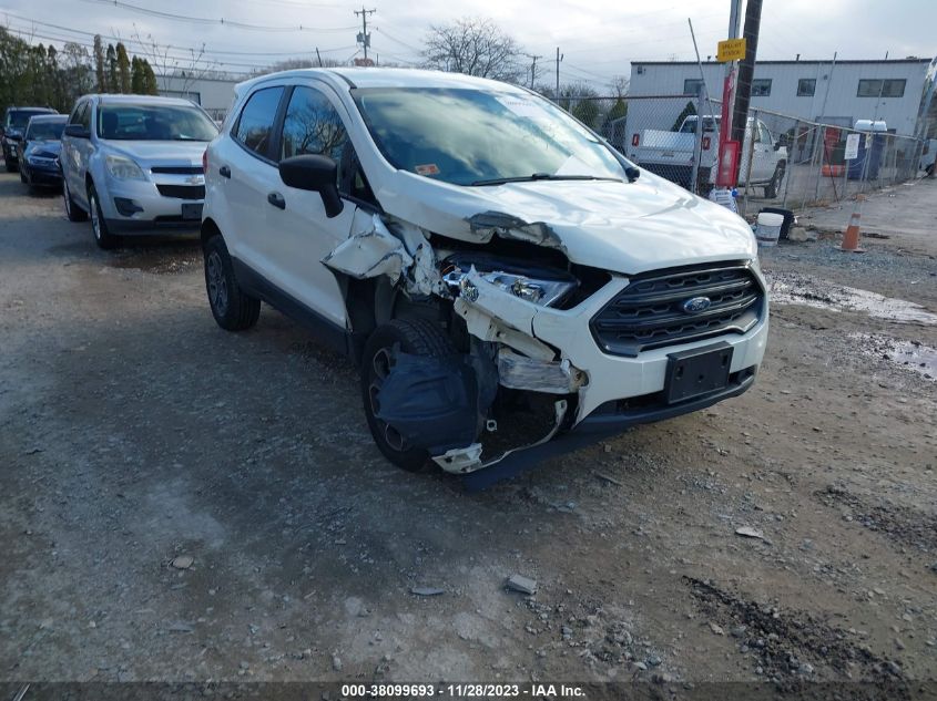 2019 FORD ECOSPORT S - MAJ6S3FL7KC285391