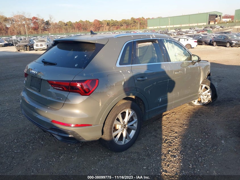 VIN WA1DECF3XM1053952 2021 AUDI Q3 PREMIUM S LINE 45
