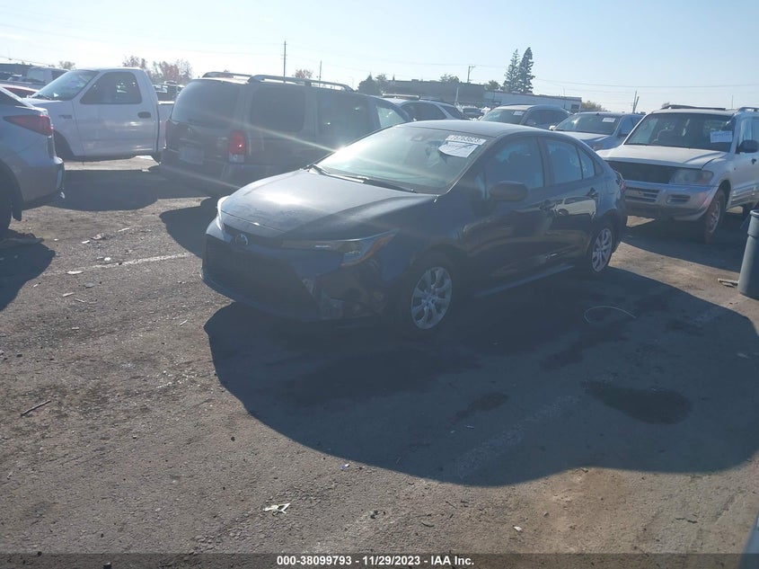 VIN 5YFEPMAE5NP374264 2022 TOYOTA COROLLA LE