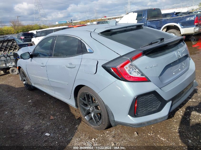 2019 HONDA CIVIC EX - SHHFK7H66KU207713