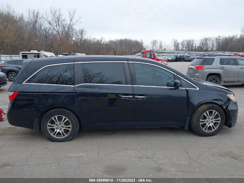2013 HONDA ODYSSEY EX-L - 5FNRL5H66DB045942