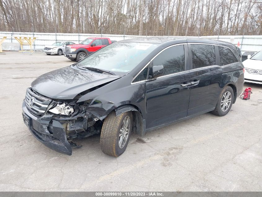 2013 HONDA ODYSSEY EX-L - 5FNRL5H66DB045942