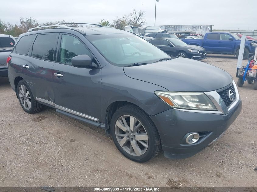 2013 NISSAN PATHFINDER PLATINUM - 5N1AR2MM0DC604490