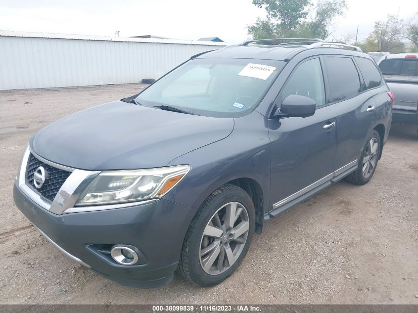 2013 NISSAN PATHFINDER PLATINUM - 5N1AR2MM0DC604490