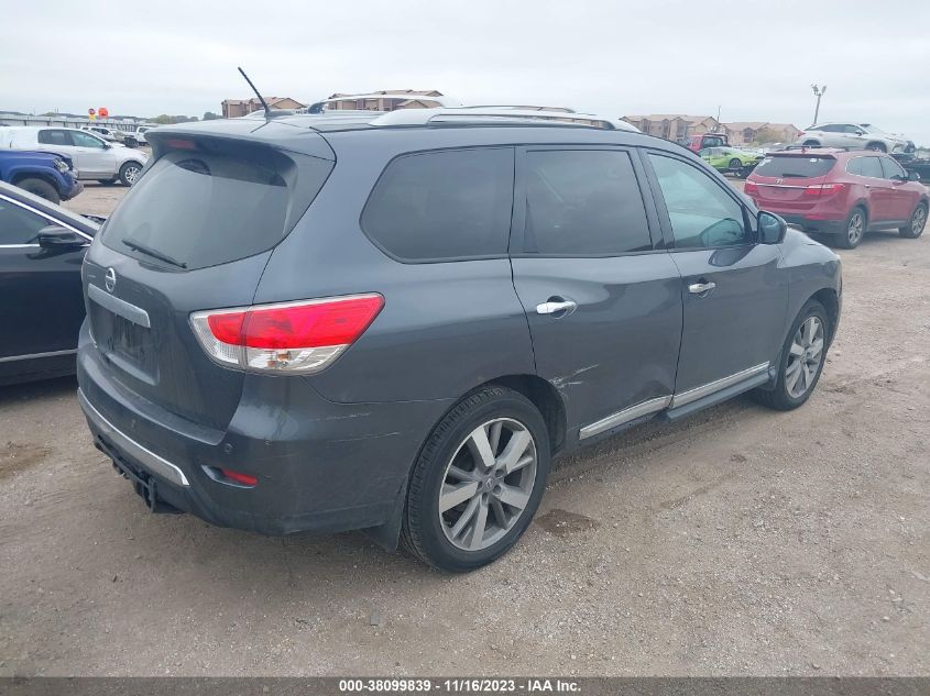 2013 NISSAN PATHFINDER PLATINUM - 5N1AR2MM0DC604490