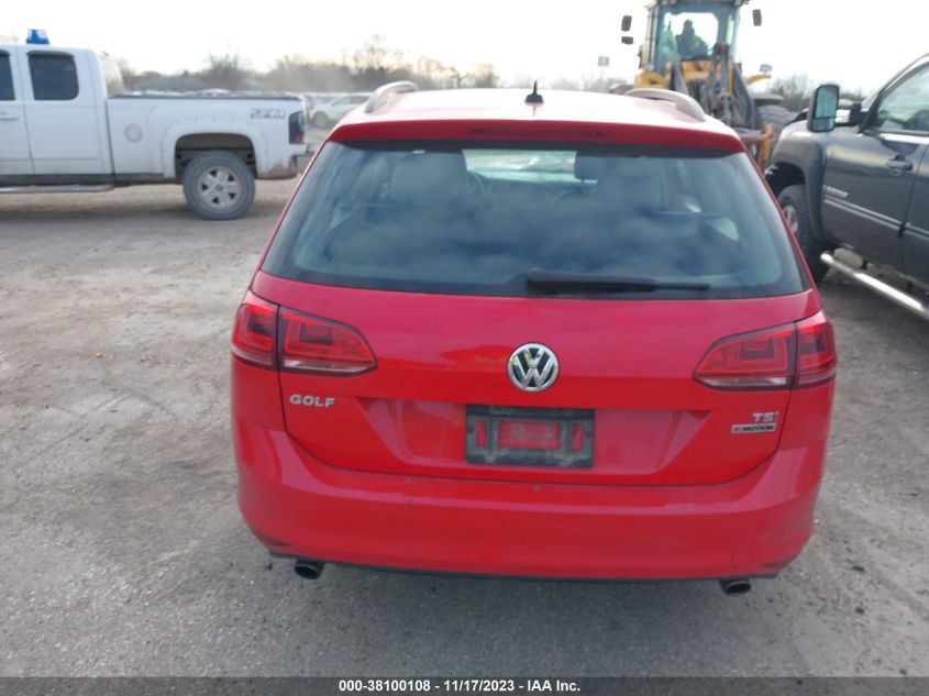 2017 VOLKSWAGEN GOLF SPORTWAGEN S - 3VWU17AU5HM539423