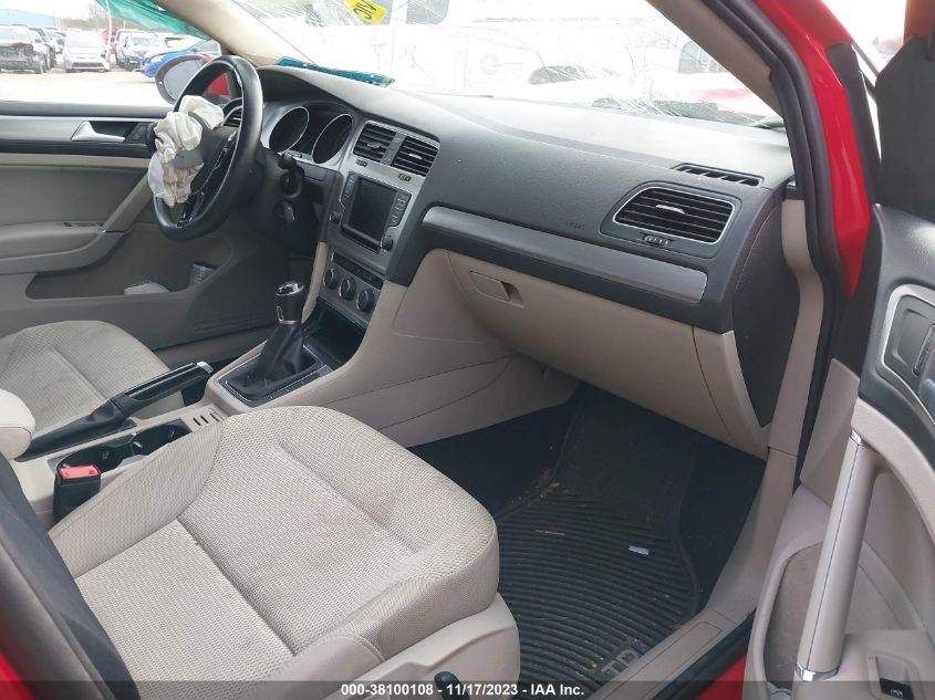 2017 VOLKSWAGEN GOLF SPORTWAGEN S - 3VWU17AU5HM539423