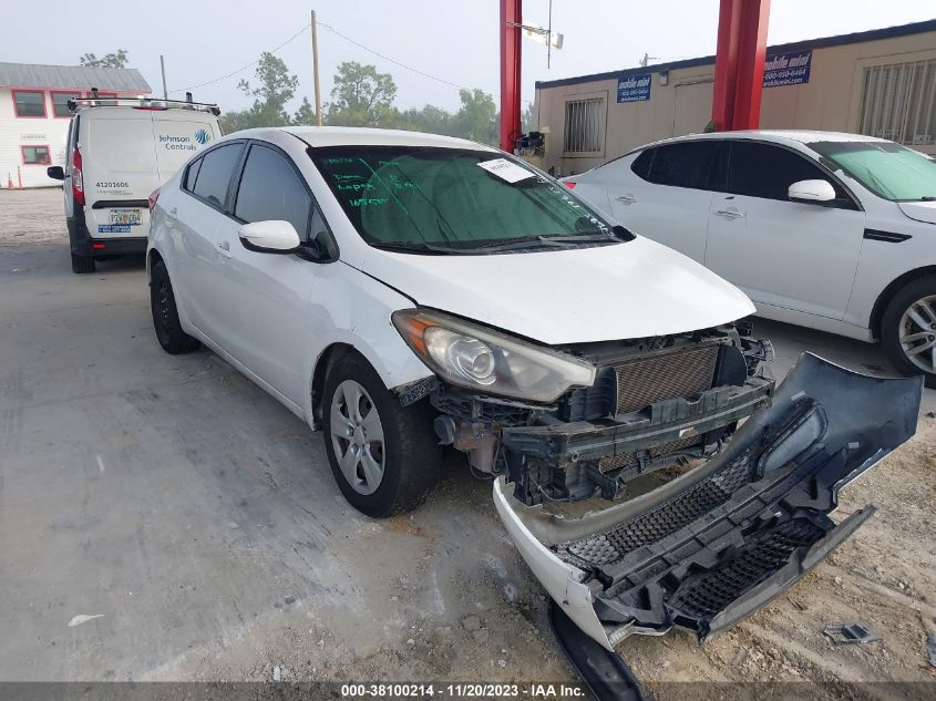 2016 KIA FORTE LX - KNAFK4A69G5467071