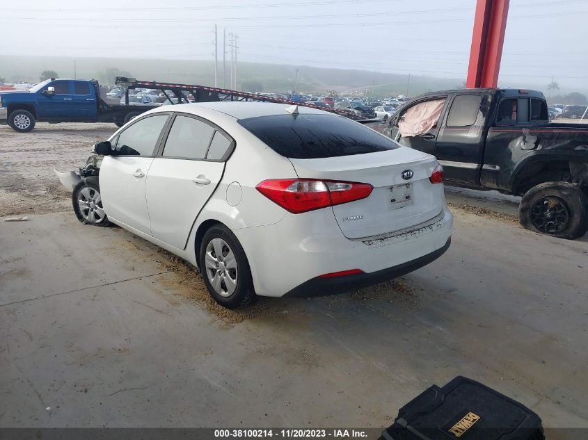 2016 KIA FORTE LX - KNAFK4A69G5467071