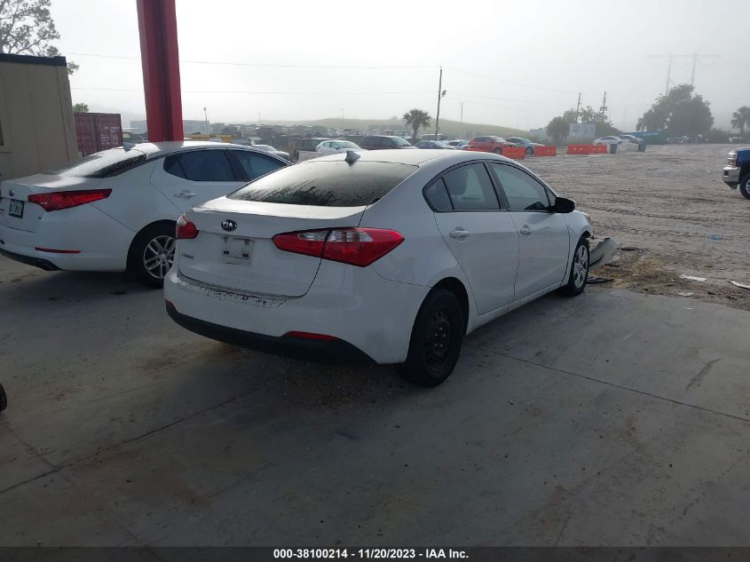 2016 KIA FORTE LX - KNAFK4A69G5467071
