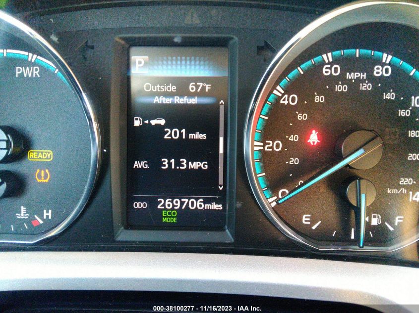 2016 TOYOTA RAV4 HYBRID XLE - JTMRJREV1GD056464
