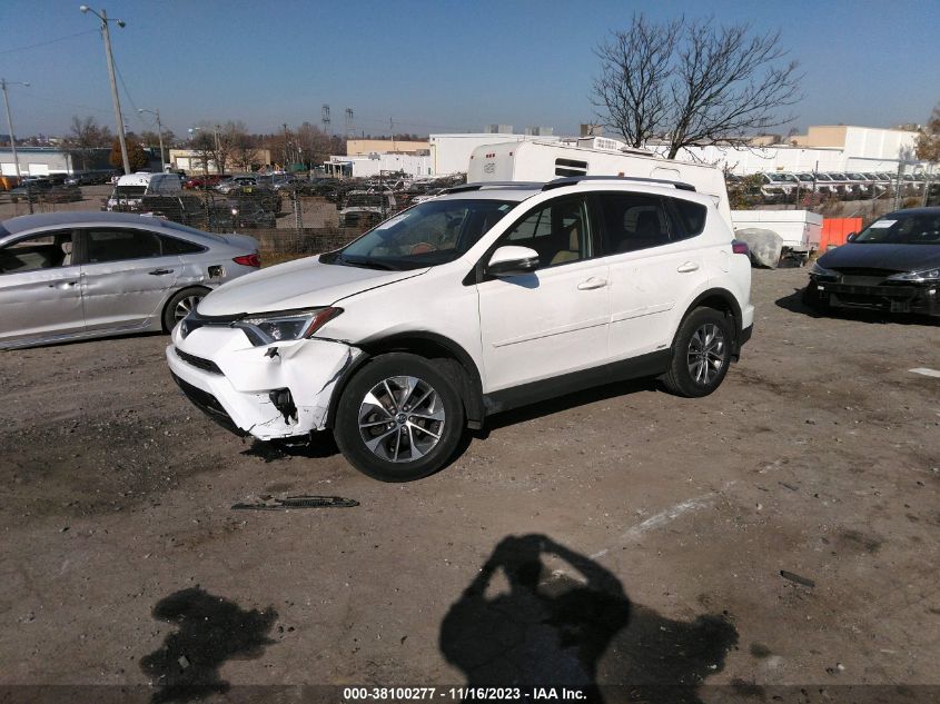 2016 TOYOTA RAV4 HYBRID XLE - JTMRJREV1GD056464