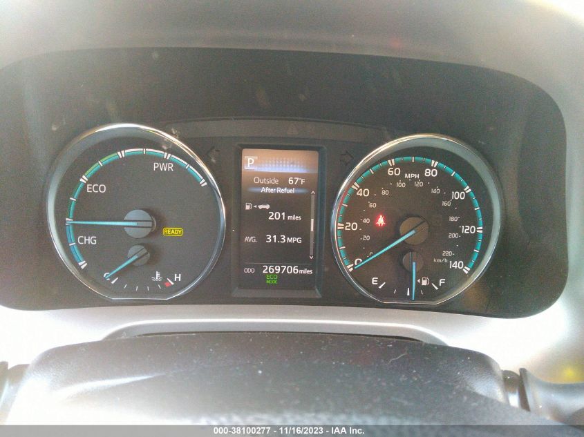 2016 TOYOTA RAV4 HYBRID XLE - JTMRJREV1GD056464