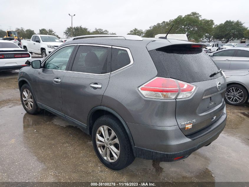 2016 NISSAN ROGUE S/SL/SV - KNMAT2MT9GP685547