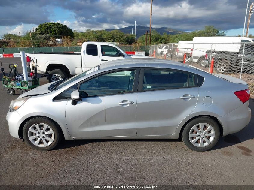 2014 KIA RIO LX - KNADM4A39E6390197