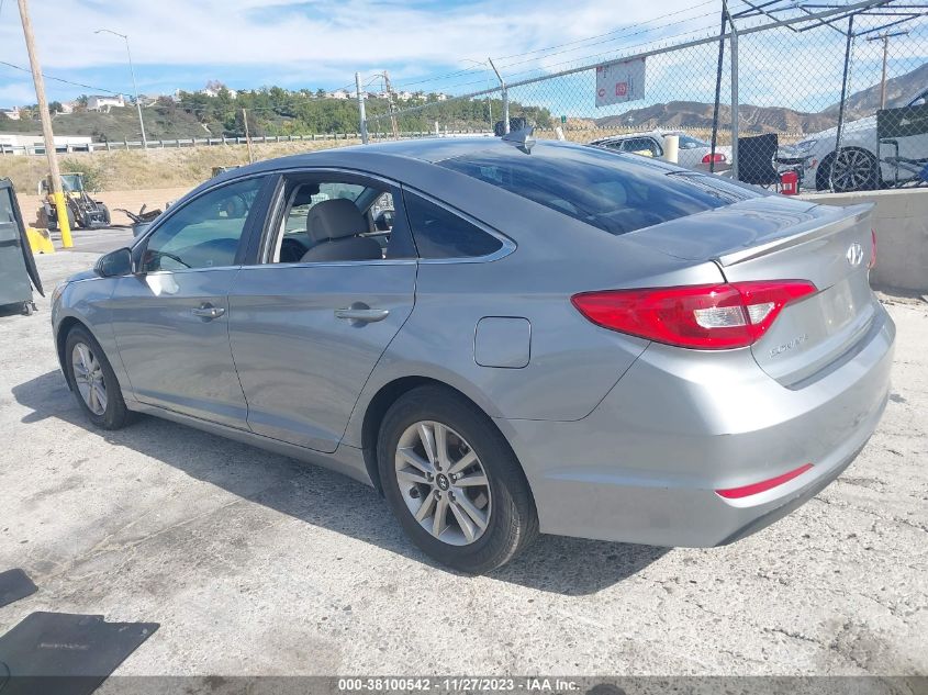 2016 HYUNDAI SONATA 2.4L SE - 5NPE24AF8GH341699