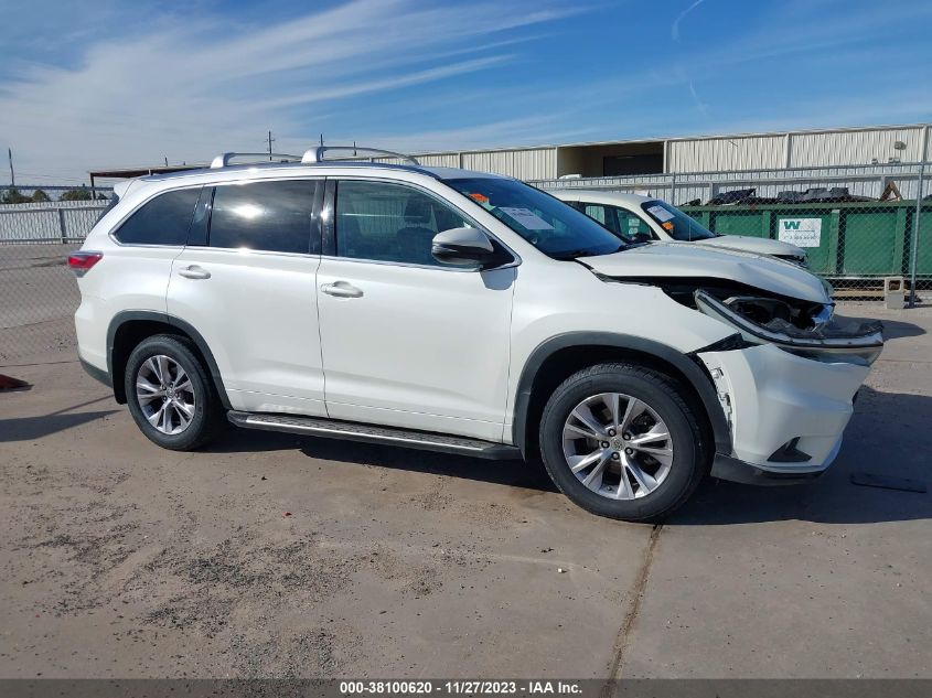 2015 TOYOTA HIGHLANDER XLE - 5TDKKRFH7FS081430