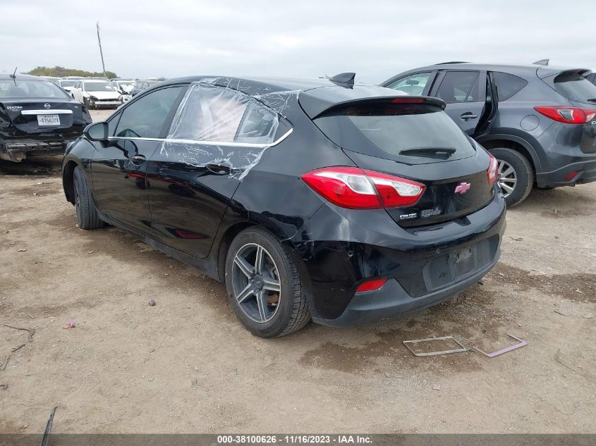 2018 CHEVROLET CRUZE LT - 3G1BE6SM3JS653213