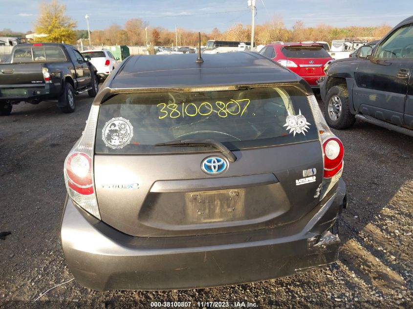 2014 TOYOTA PRIUS C ONE/THREE/TWO/FOUR - JTDKDTB3XE1569087