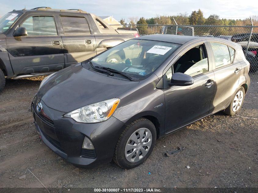 2014 TOYOTA PRIUS C ONE/THREE/TWO/FOUR - JTDKDTB3XE1569087